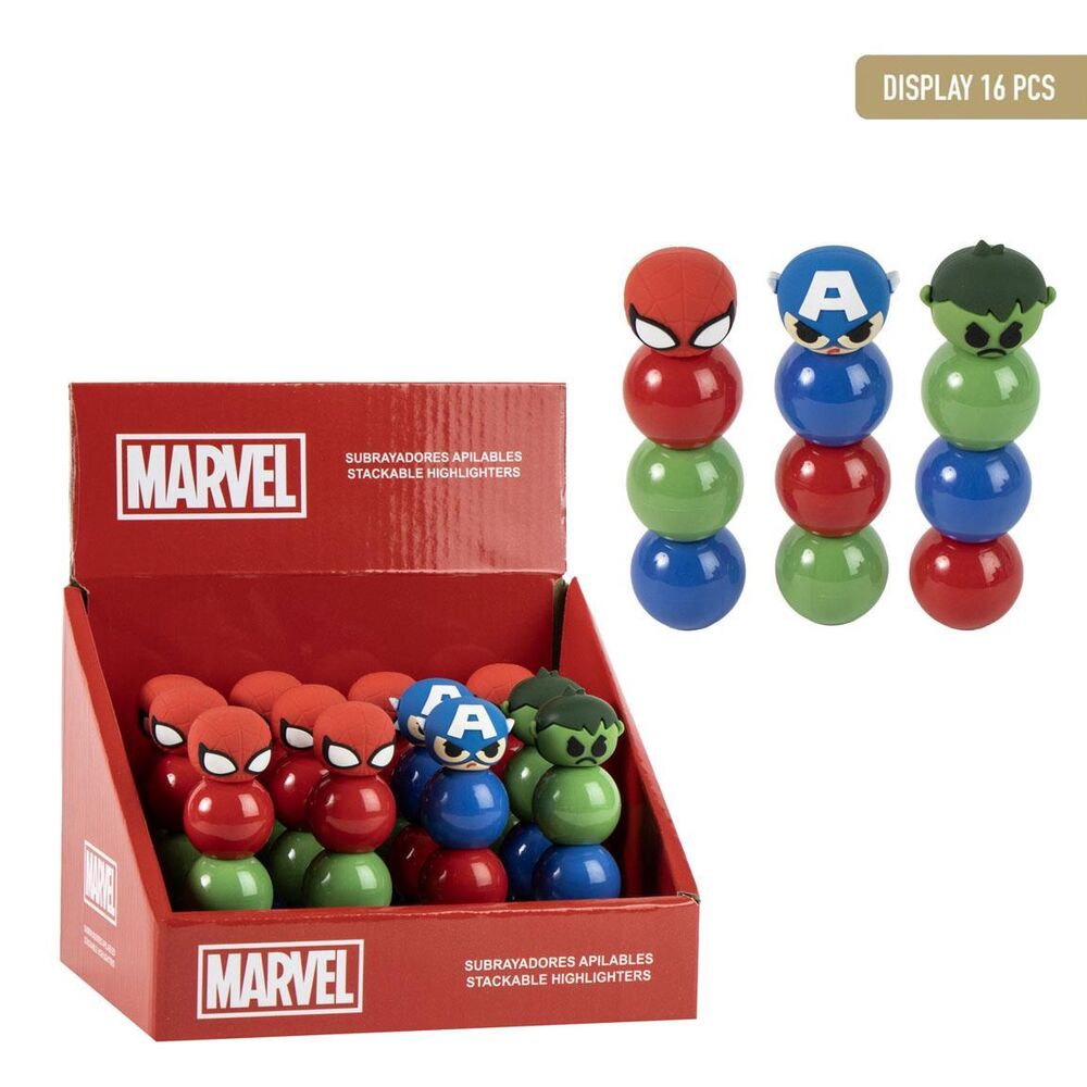 Subrayador apilable Vengadores Avengers Marvel surtido_0