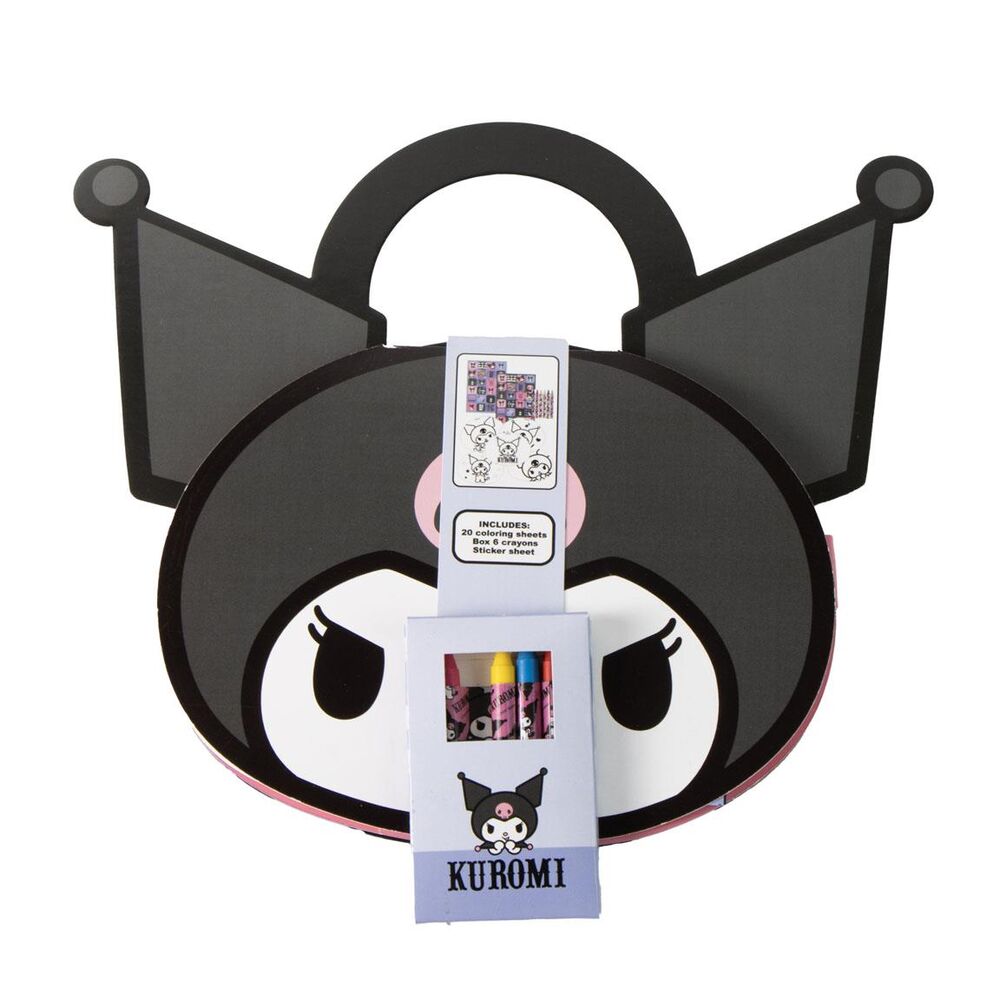 Album actividades coloreable Kuromi Hello Kitty_0