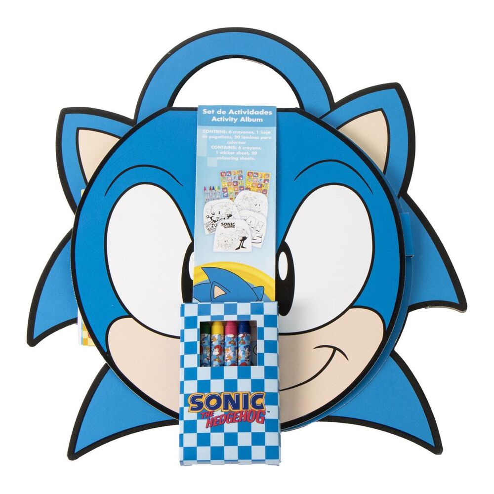 Album actividades coloreable Sonic the Hedgehog_0