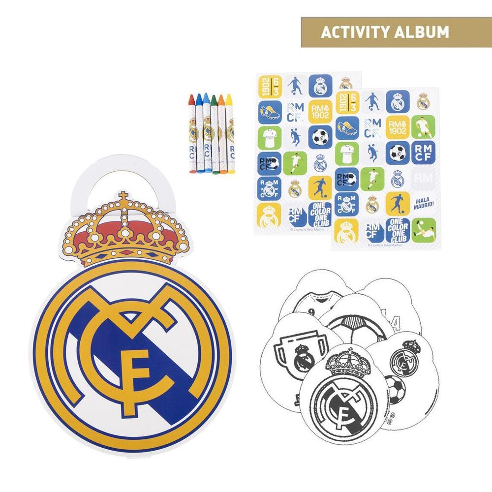 Album actividades coloreable Real Madrid_0