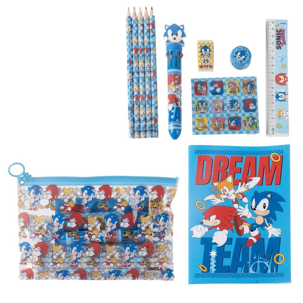 Set papeleria Sonic the Hedgehog_0