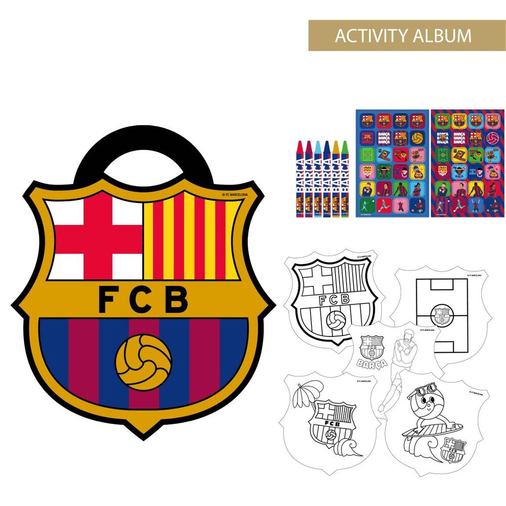 Album actividades coloreable F.C. Barcelona_0