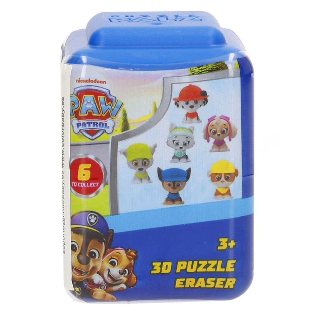 Capsula Puzzle 3D Goma Borrar Palz Patrulla Canina Paw Patrol surtido_0
