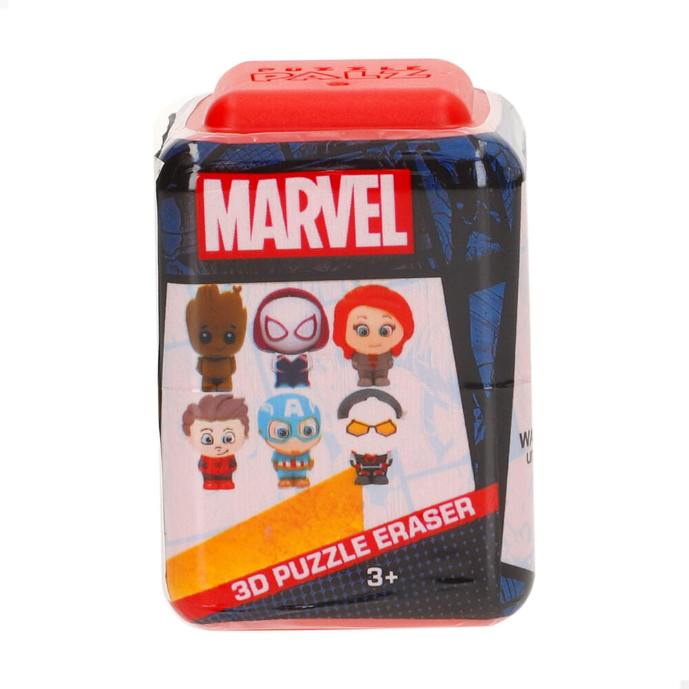 Capsula Puzzle 3D Goma Borrar Palz Marvel surtido_0