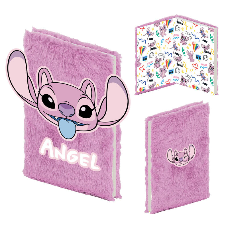 Cuaderno peluche A5 Stitch Disney_0
