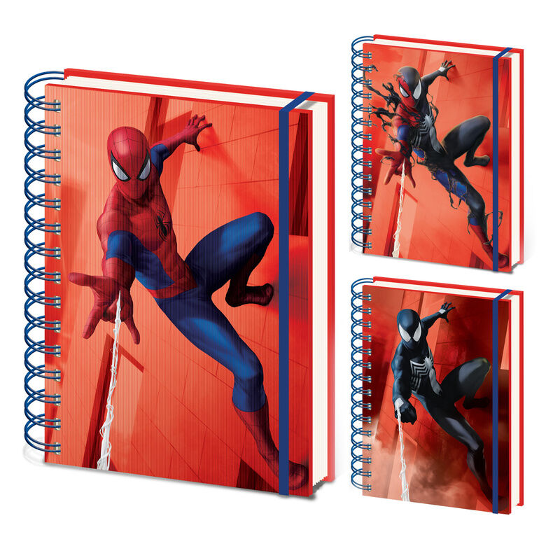 Cuaderno 3D lenticular A5 Spiderman Marvel_0