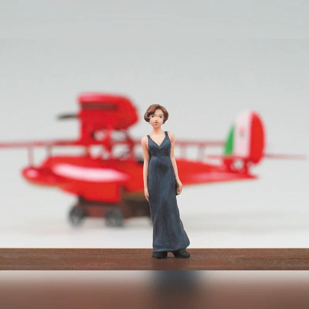 Maqueta Model Kit Savoia S.21F ver.2 Seaplane + Figura Gina Porco Rosso_0