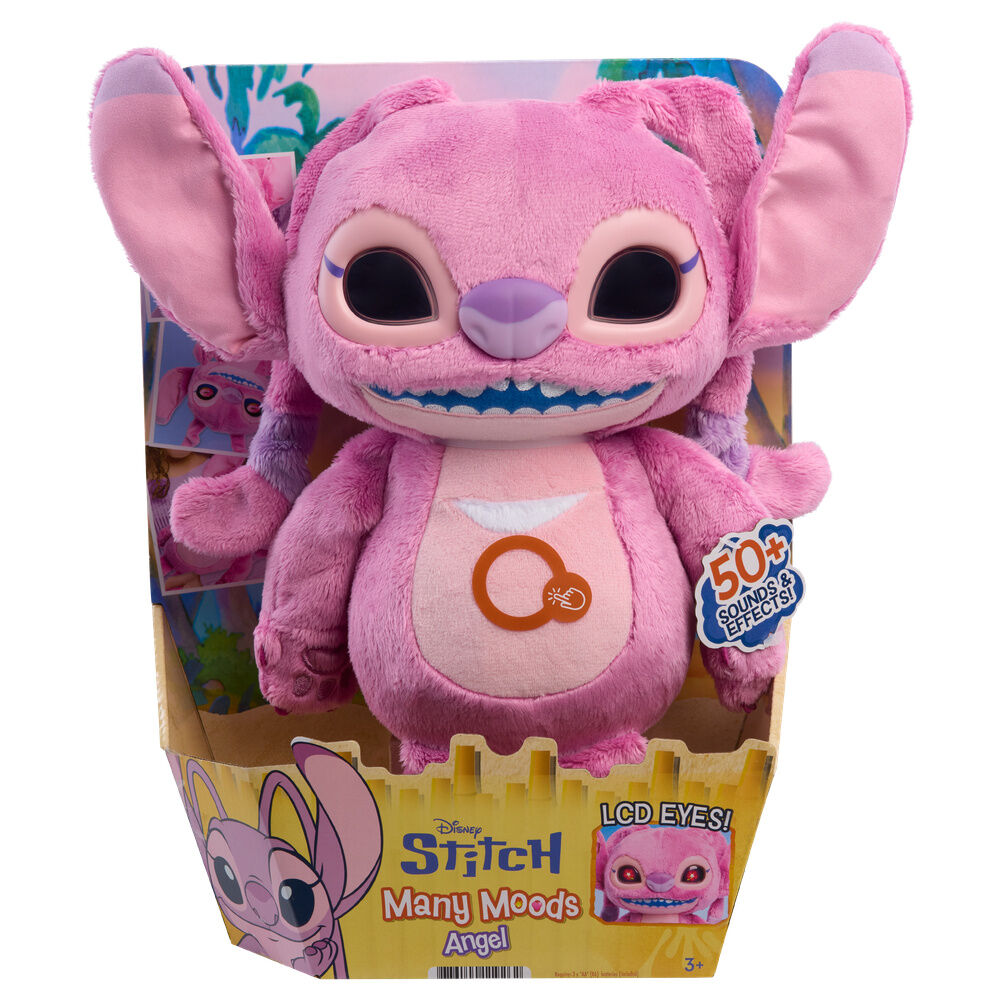 Disney Stitch Many Moods Angel Plüschfigur, Kuscheltier_0