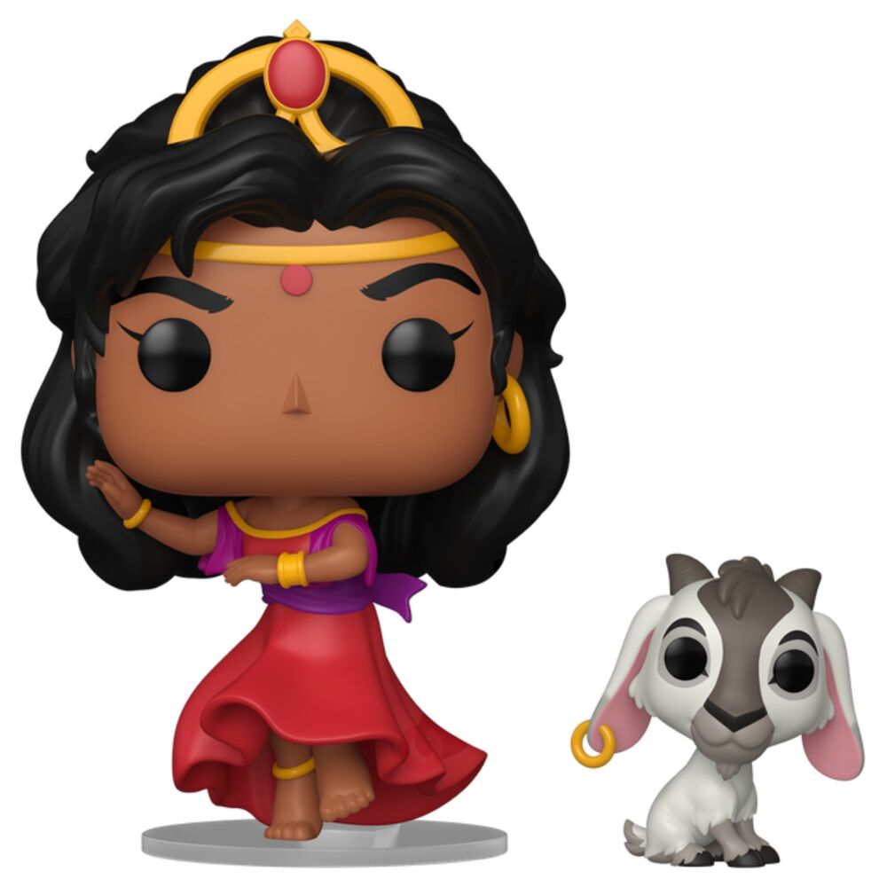 Figura POP Disney El Jorobado de Notre Dame Esmeralda & Djali_0