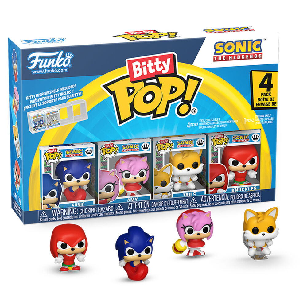 Blister 4 figuras Bitty POP Sonic The Hedgehog_0