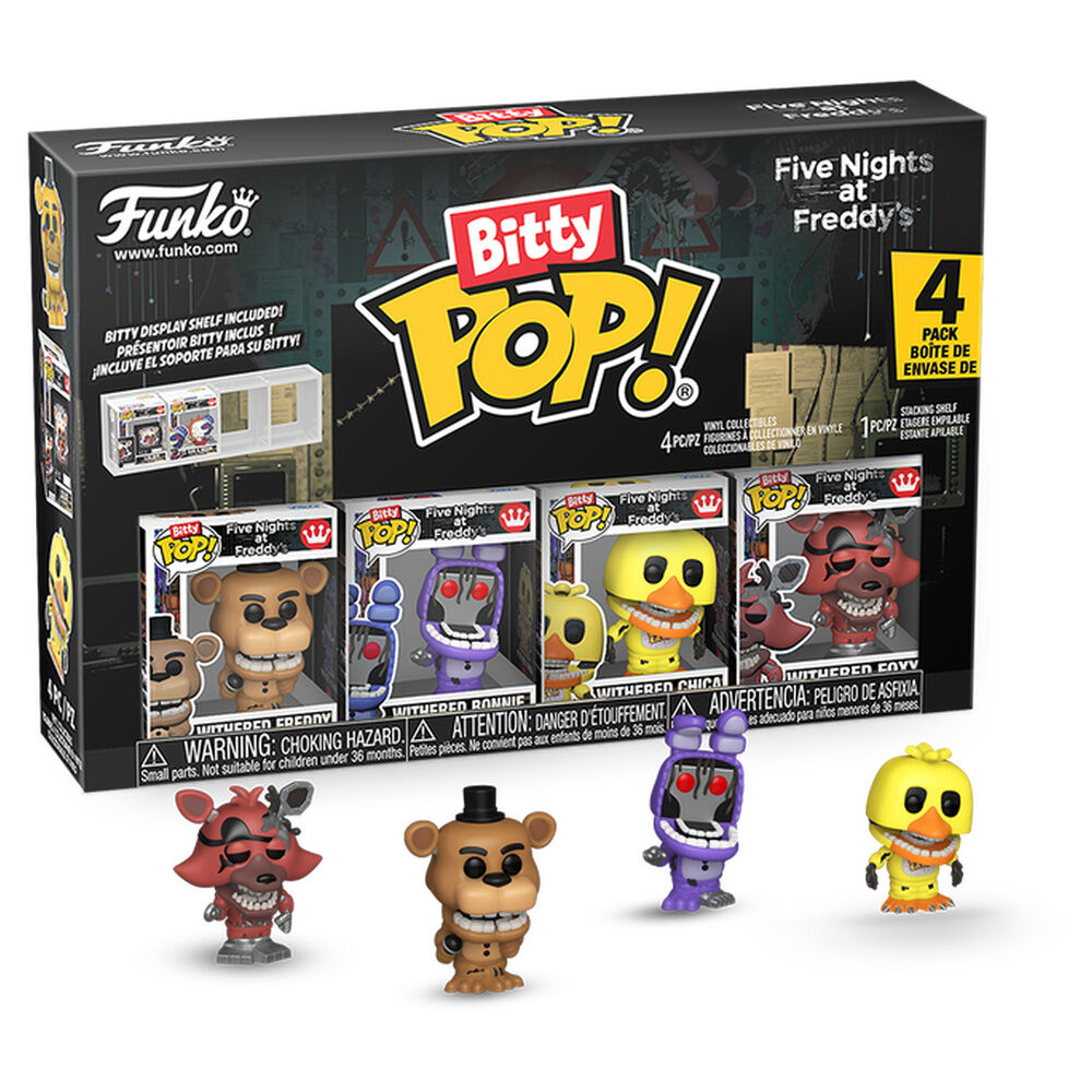 Blister 4 figuras Bitty POP Five Nights at Freddy´s_0