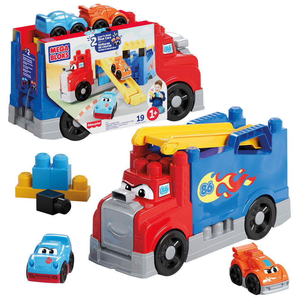 Camion de Carreras y Construccion MEGA Bloks 19pzs_0