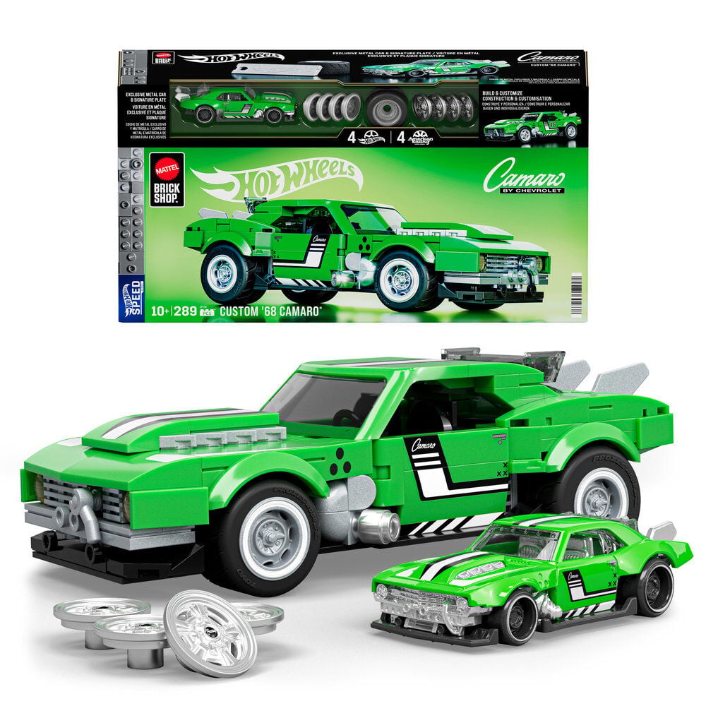 Set Construccion Speed 68 Custom Camaro Hot Wheels_0