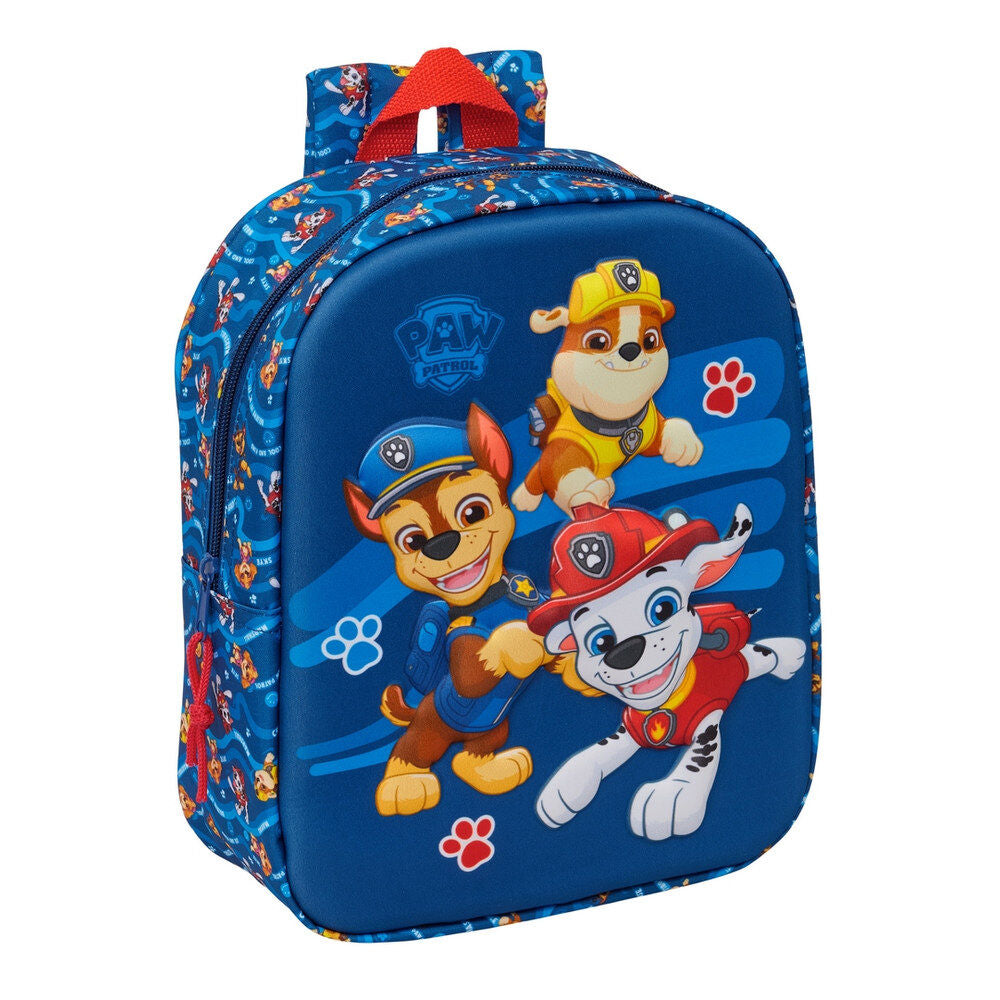 Mochila 3D Patrulla Canina Paw Patrol 27cm_0