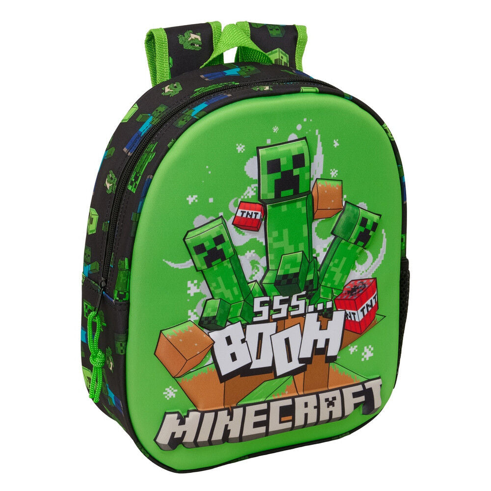 Mochila 3D Minecraft 33cm_0
