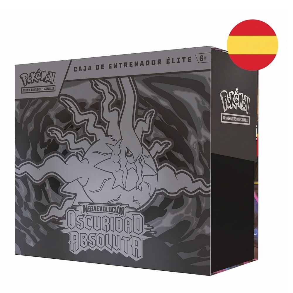 Estuche cartas Entrenador Elite Expansion Megaevolucion Oscuridad Absoluta Pokemon español_0