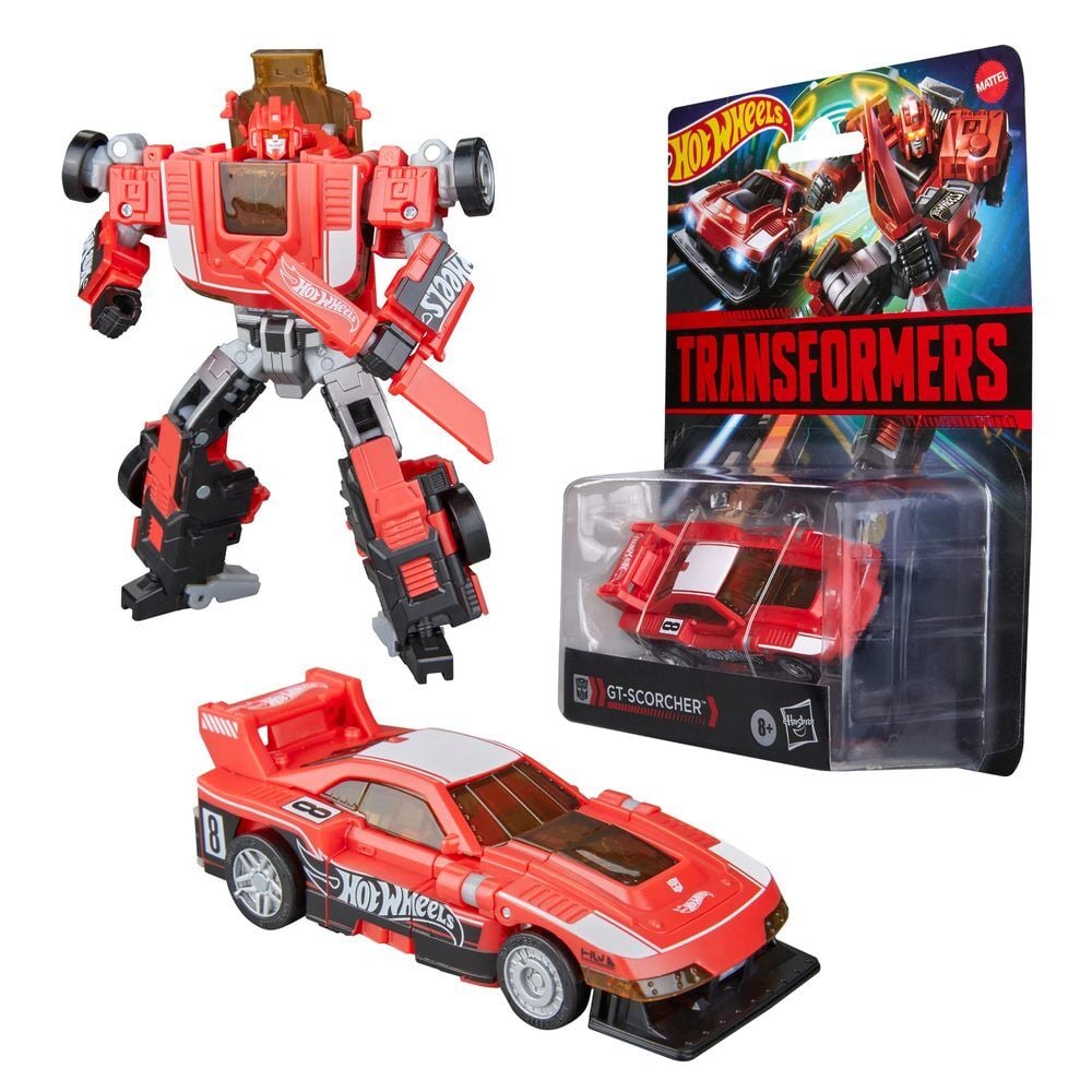 Figura Gt Scorcher Hot Wheels Transformers 12.5cm_0