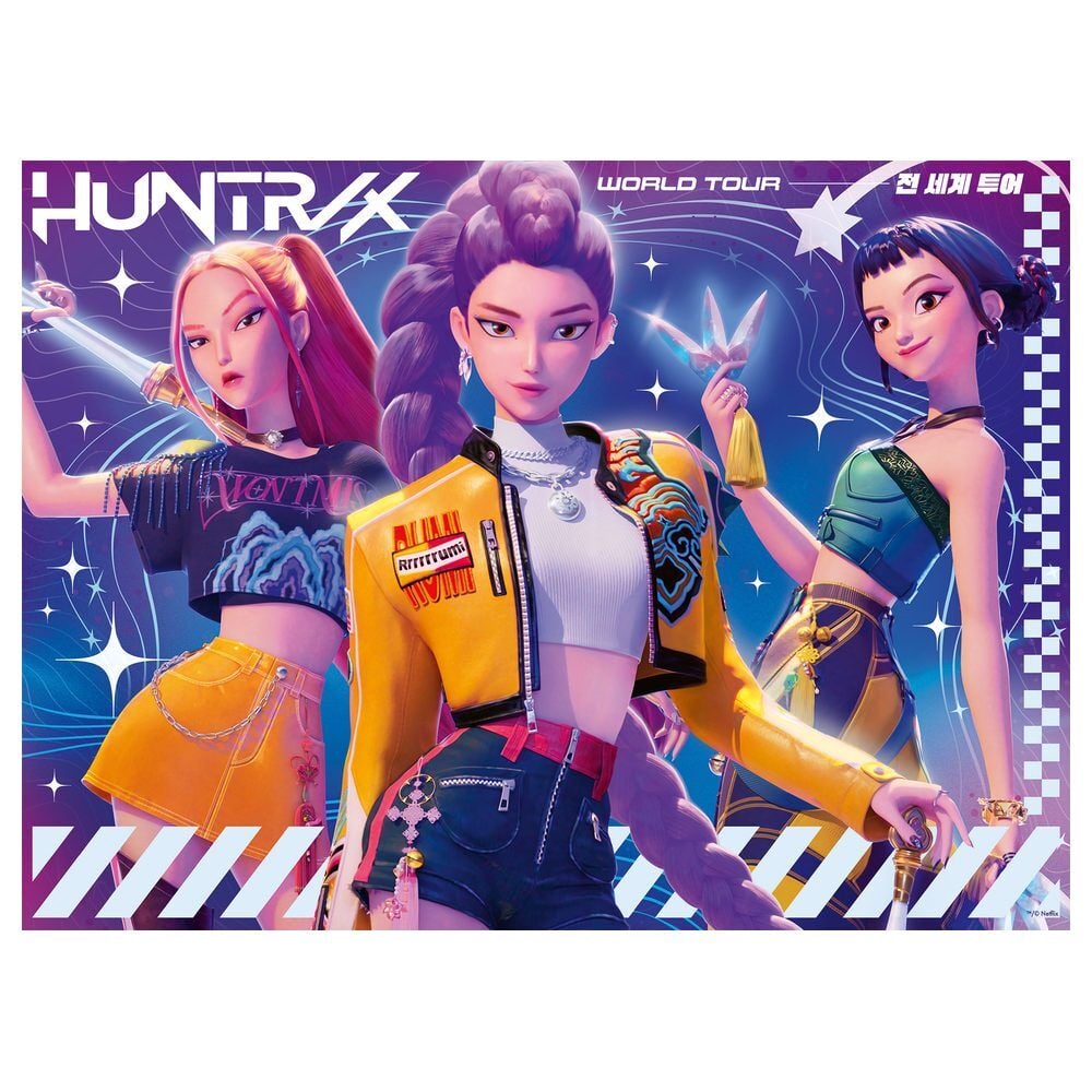 Puzzle Gira Mundial KPop Demon Hunters XXL 150pzs_0