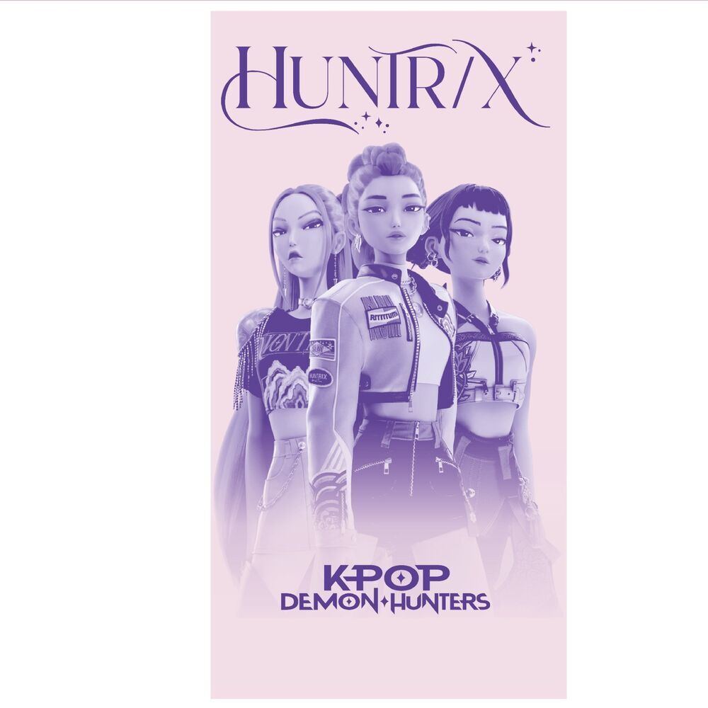 Toalla Huntrix KPop Demon Hunters microfibra_0
