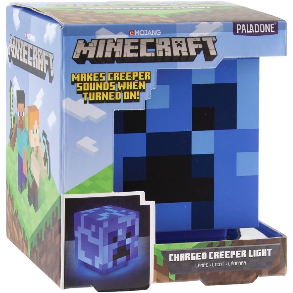 Lampara sonido 3D Charged Creeper Minecraft_0