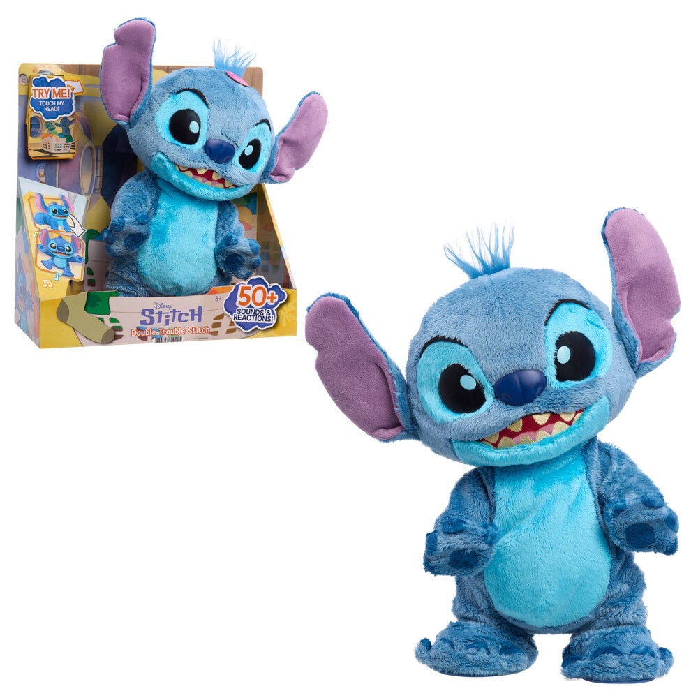 Peluche interactivo Double Trouble Stitch Disney_0