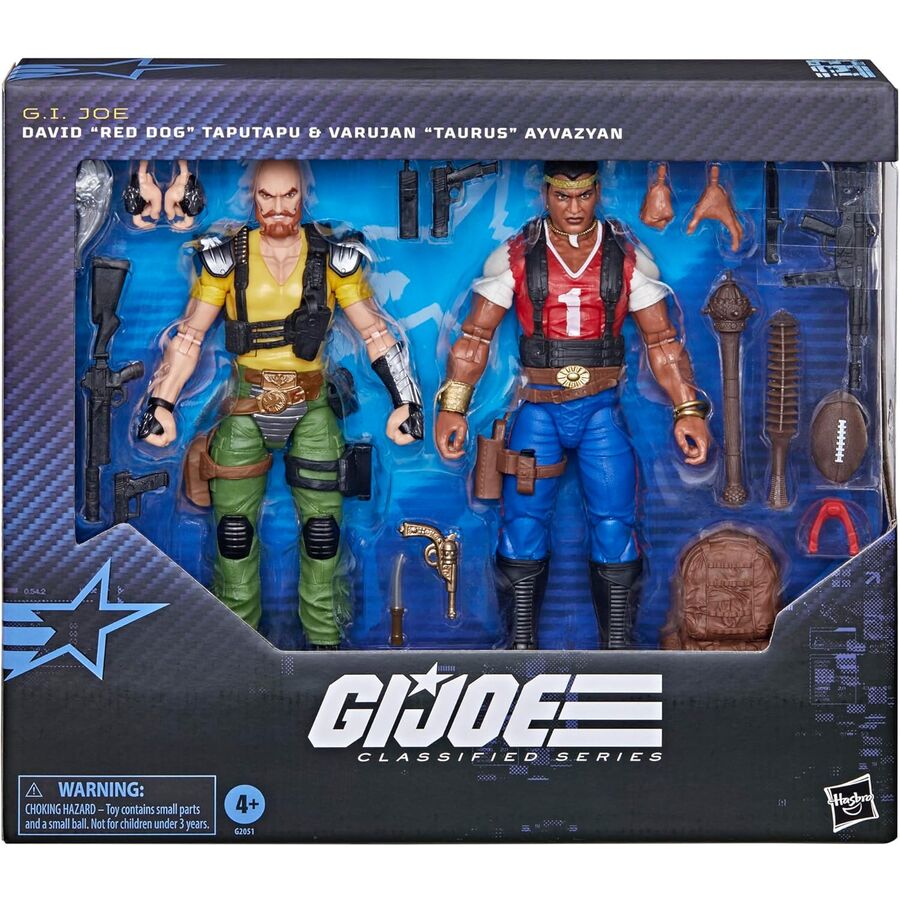 Set figuras David Red Dog Taputapu & Varujan Taurus Ayvazyan G.I. Joe Classified Series 15cm_0