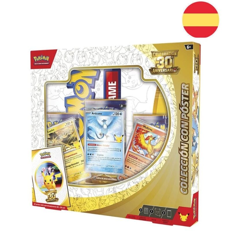 Blister Juego Cartas 30th Aniversario Pokemon Español_0