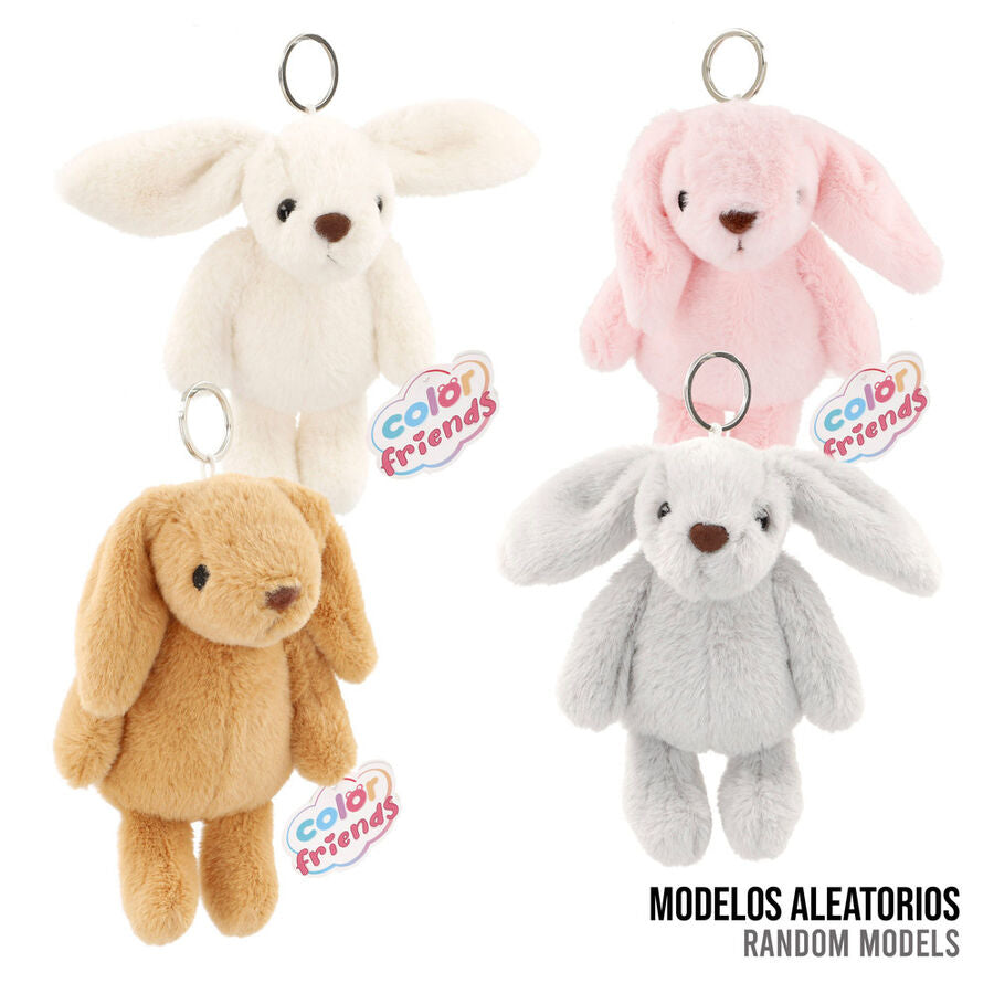 Llavero peluche conejo 12cm surtido_0