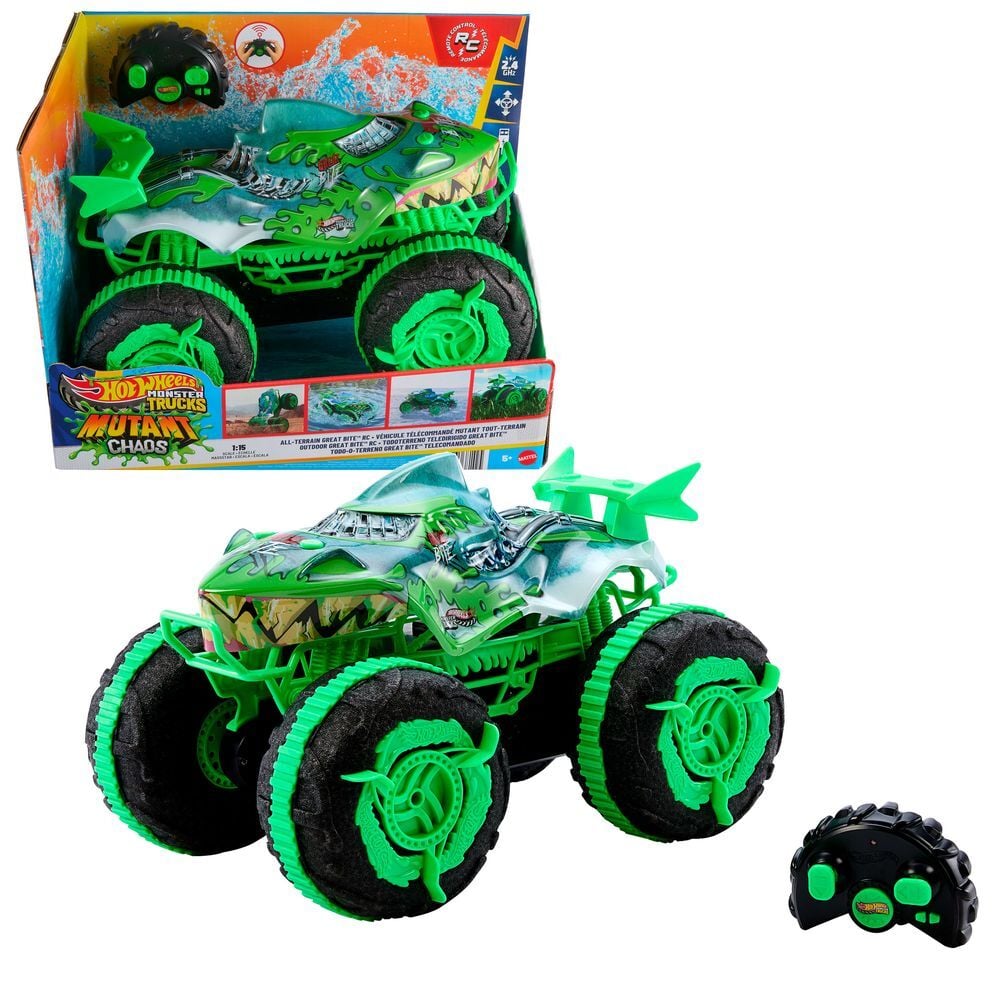 Coche Todoterreno radio control Mutant Chaos Monster Trucks Hot Wheels_0