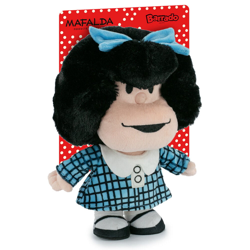 Peluche Blue Dress Mafalda 27cm_0