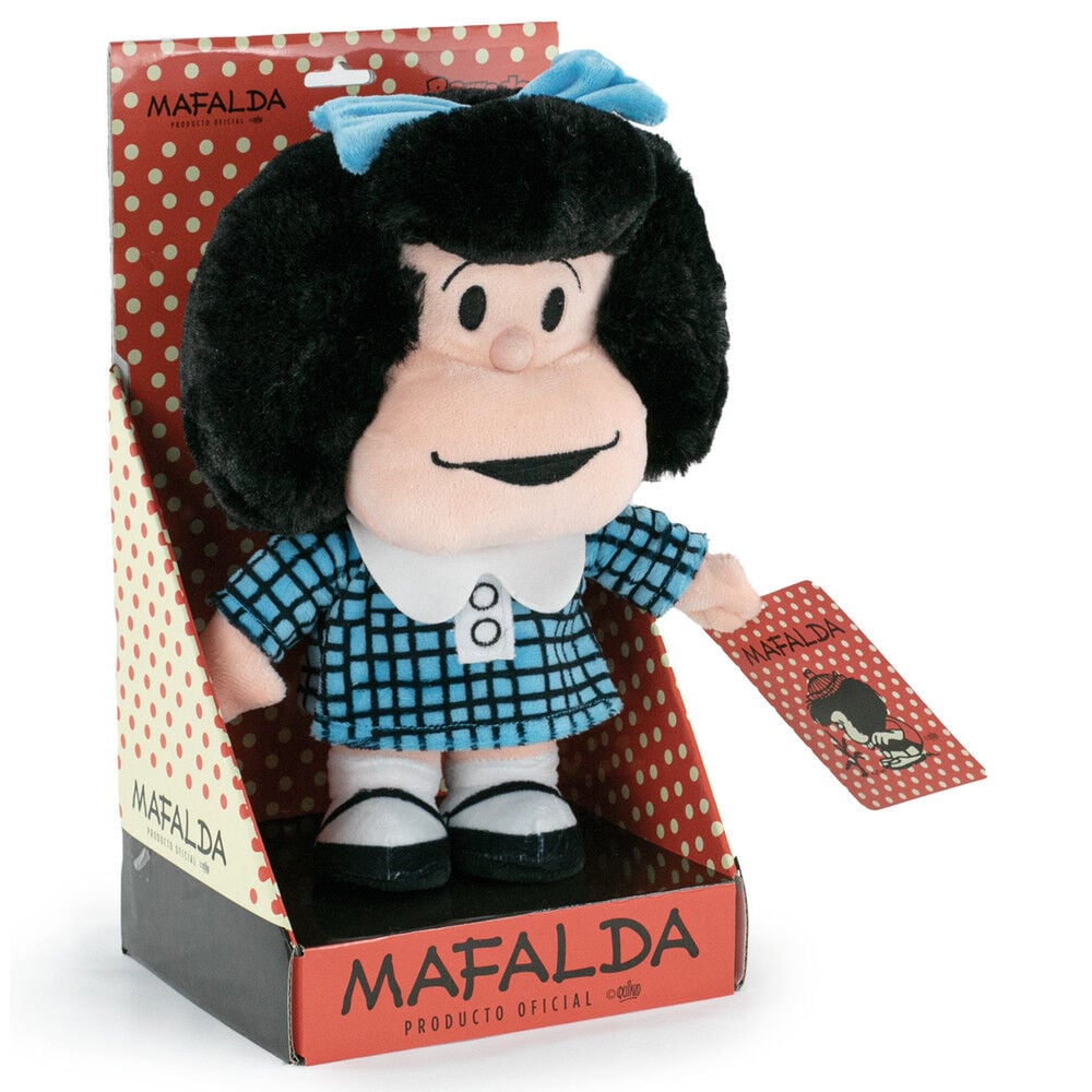 Peluche Blue Dress Mafalda 28cm_0