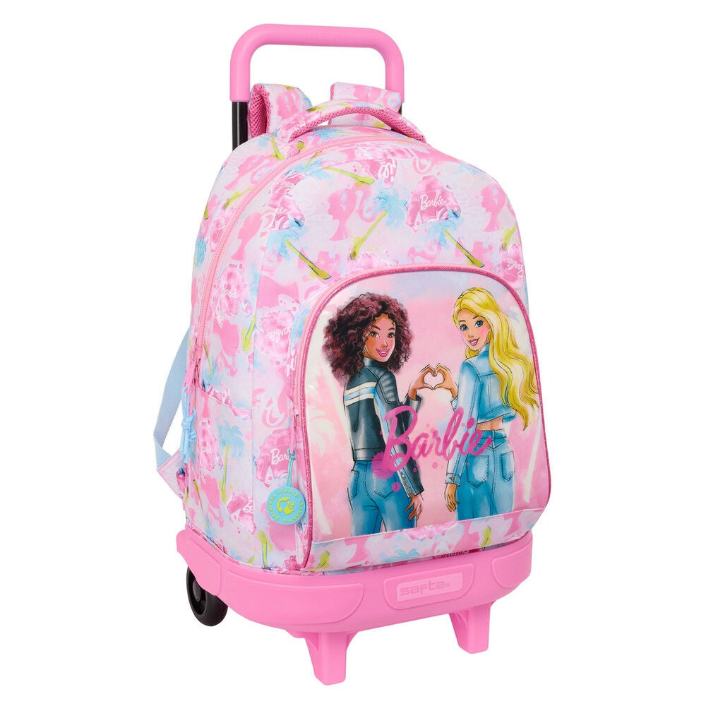 Trolley Compact Extraible Painterly Barbie 45cm_0