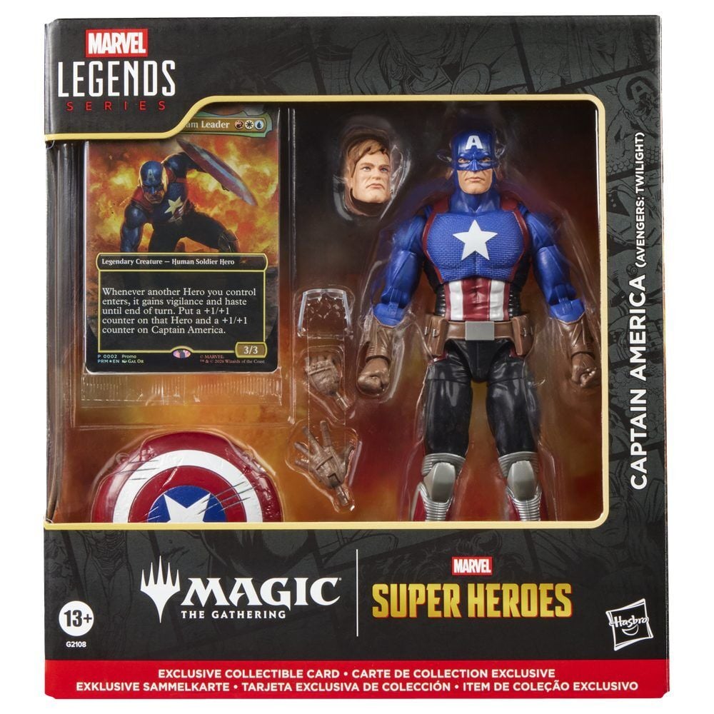 Figura Capitan America Avengers Twilight Magic The Gathering Marvel Legends Series 15cm_0