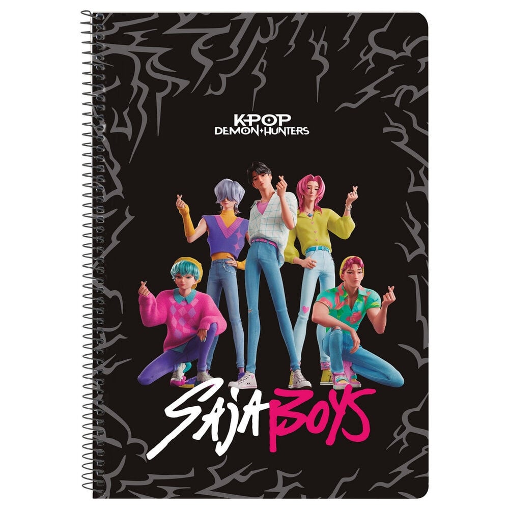 Cuaderno A5 Saja Boys Kpop Demon Hunters_0