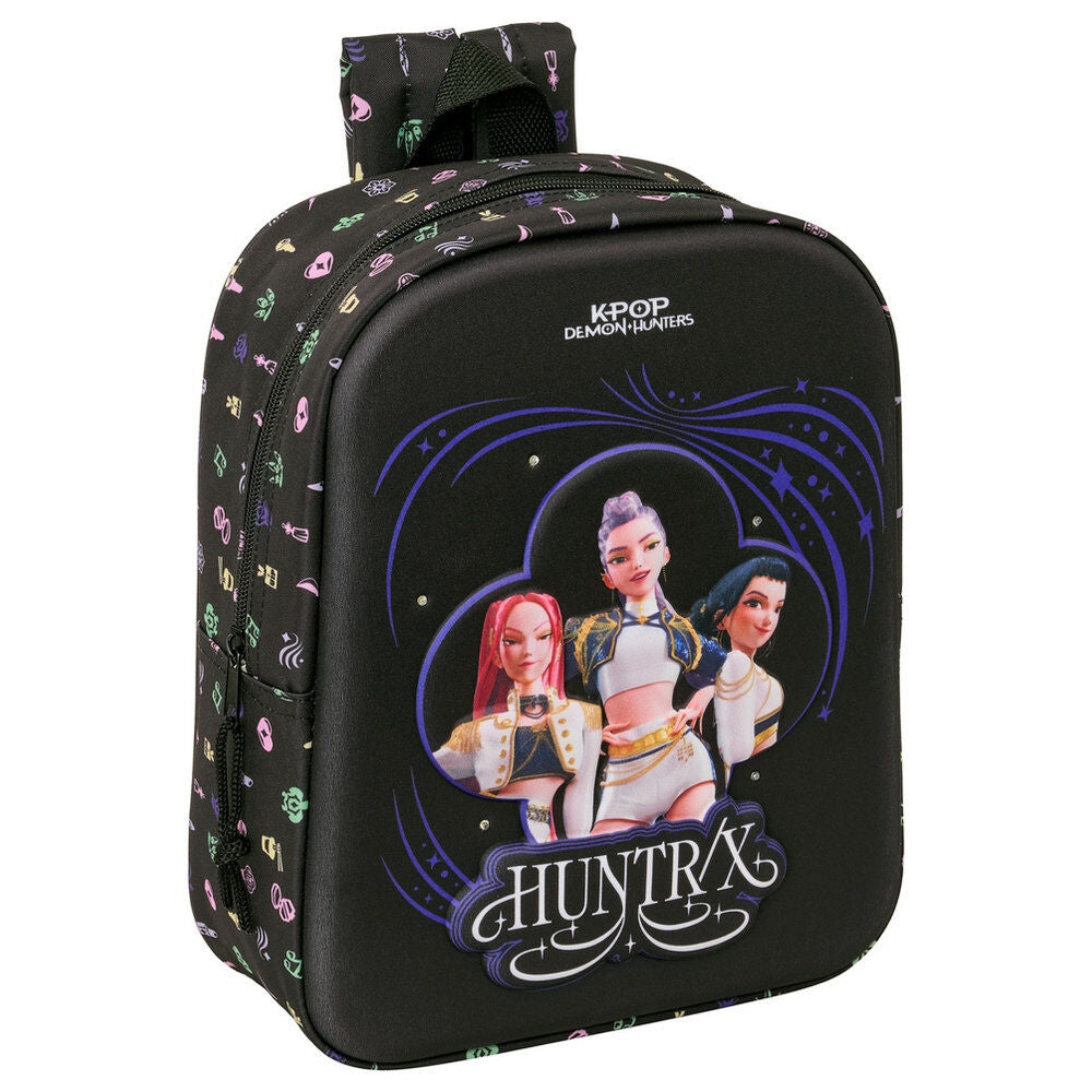 Mochila 3D LEDS Sound Kpop Demon Hunters 27cm_0