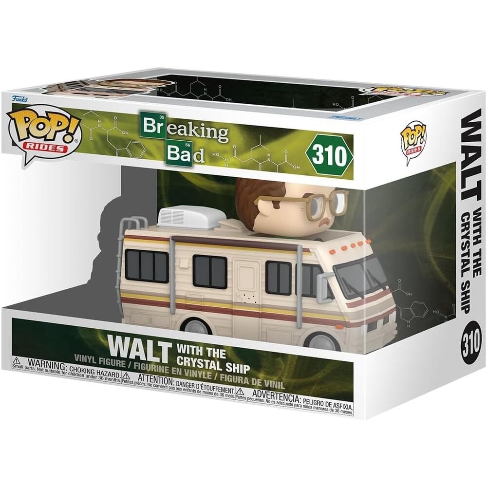 Figura POP Rides Deluxe Breaking Bad Walt with The Crystal Ship_0