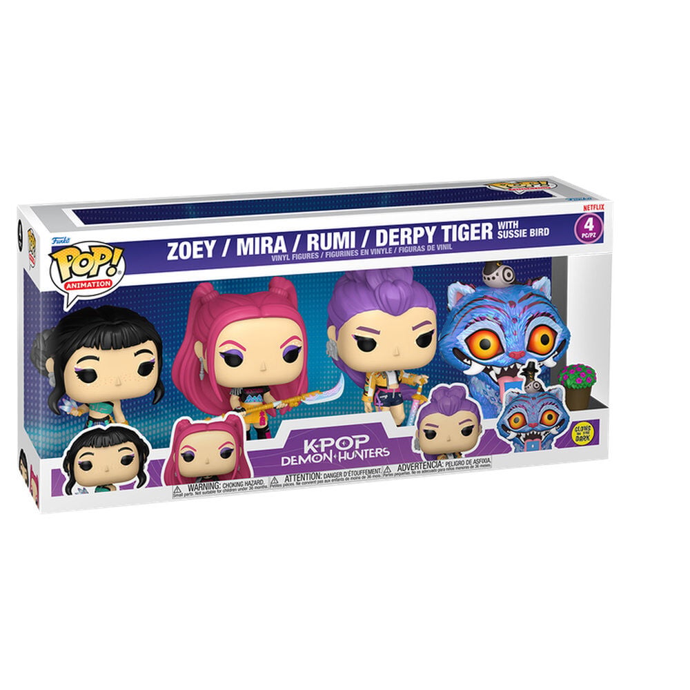 Blister 4 Figuras POP KPop Demon Hunters Huntr/X_0