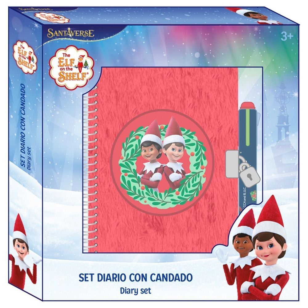 Diario + boligrafo 4 colores Elf On the Shelf_0