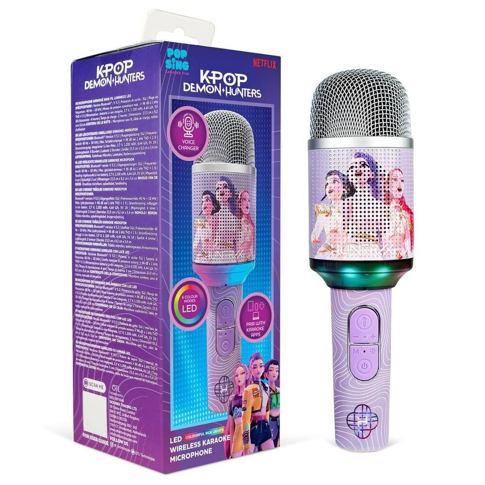 Micro Karaoke LED Kpop Demon Hunter_0