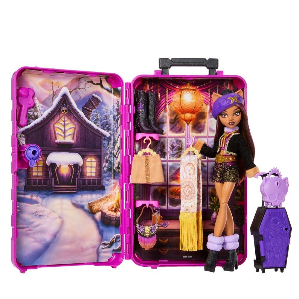 Muñeca Clawdeen Wolf y Armario Skulltimate Secrets Monster High_0