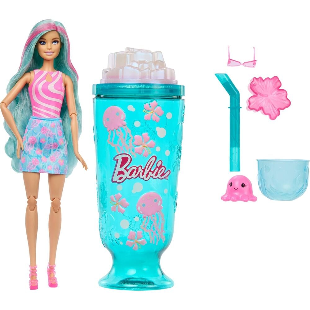 Muñeca Granizado de Mar Copa Azul Pop Reveal Barbie_0