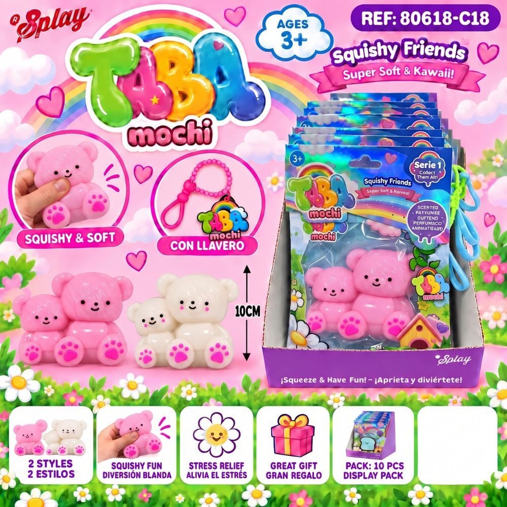 Juguete antiestres Squishy Ositos 10cm_0