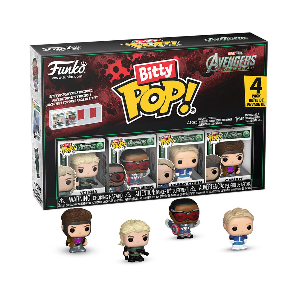 Blister 4 figuras Bitty POP Marvel Studios Avengers Doomsday_0