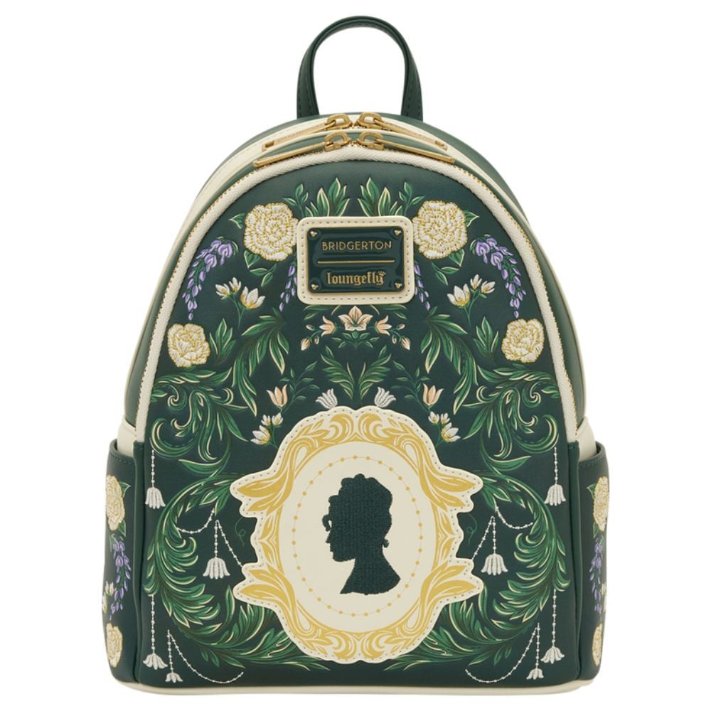 Mochila Bridgerton Silhouette Floral Netflix Loungefly 26cm_0