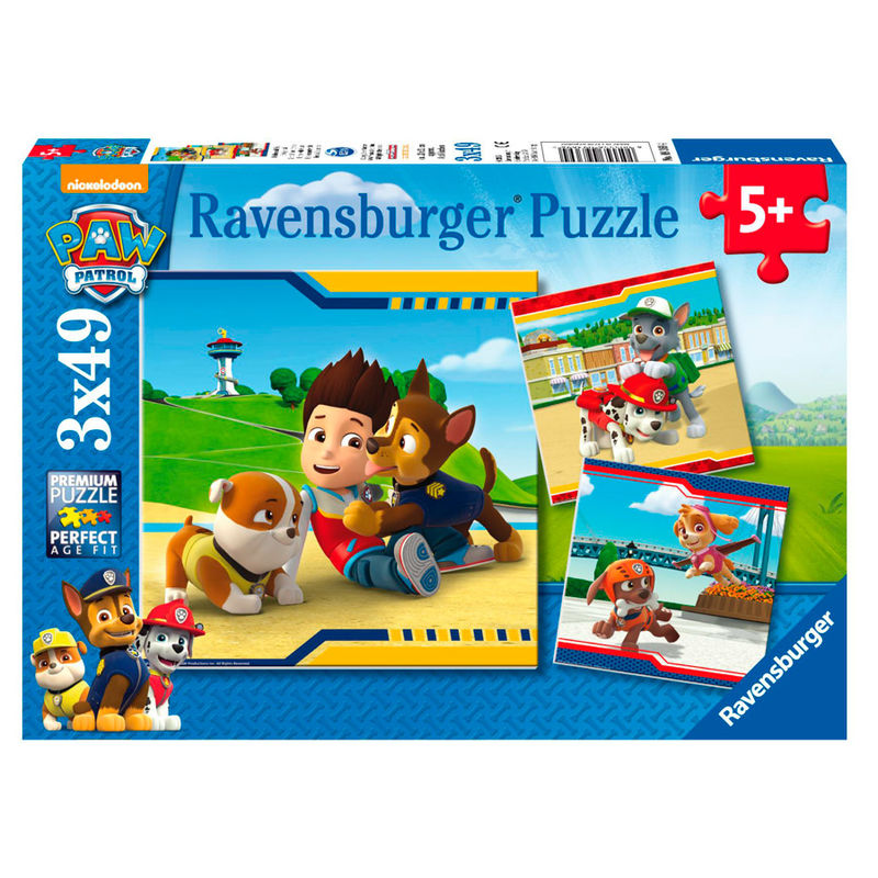 Puzzle Patrulla Canina Paw Patrol 3x49pz_0