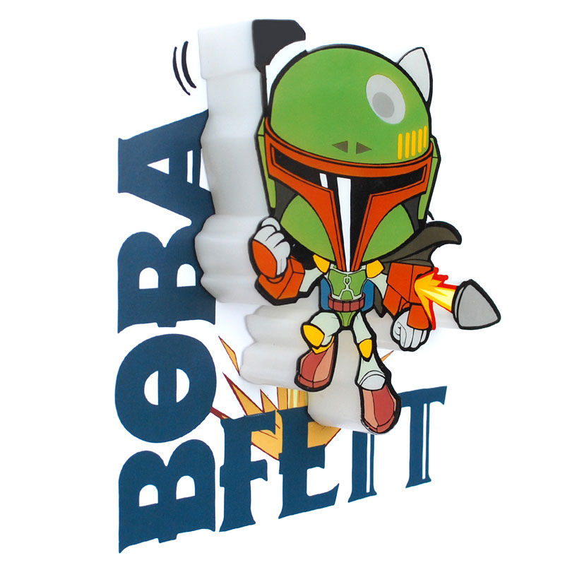 Lampara 3D Light FX mini Boba Fett Star Wars_0
