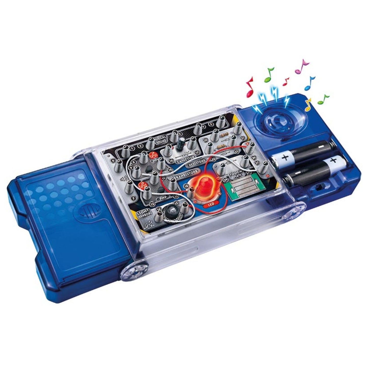 Kit de projectos electrónicos - 8 experiências - LED e música_0