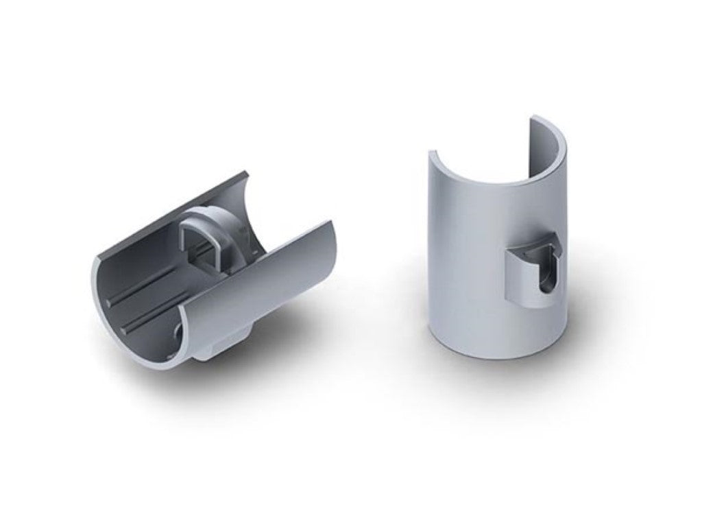 CONECTOR LINEAR EM ALUMÍNIO PARA PERFIL ALU-ROUND, COMPATÍVEL COM O CABO DE SUSPENSÃO REUTLINGER - PRATA_0