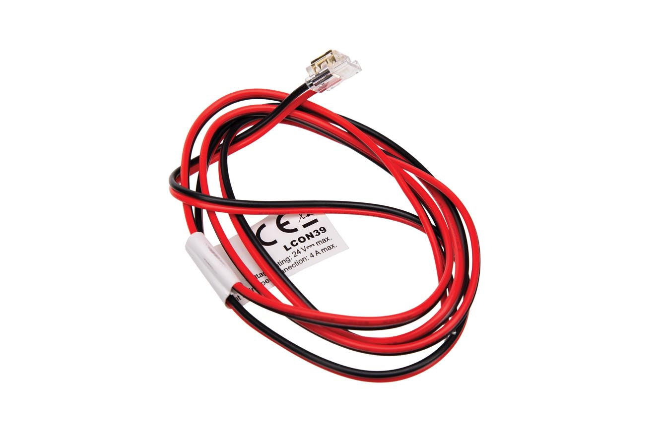 Cabo com 1 Conector de Pressão para Fita LED COB LCON39 / Preto / 1m_0