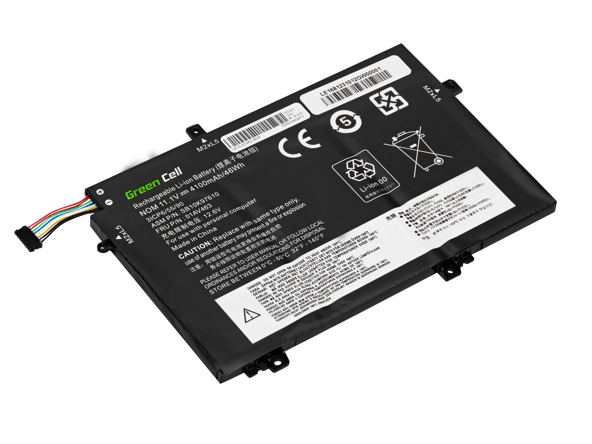 Green Cell Battery L17C3P52 L17L3P52 L17M3P53 L17M3P54 for Lenovo ThinkPad L480 L490 L580 L590 L14 L15 Gen 1 Gen 2_1